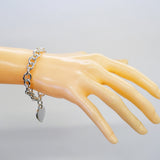 【6jgb0163-k】ティファニー ブレスレット ハートタグ シルバー925【中古】レディース