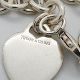 【6jgb0163-k】ティファニー ブレスレット ハートタグ シルバー925【中古】レディース