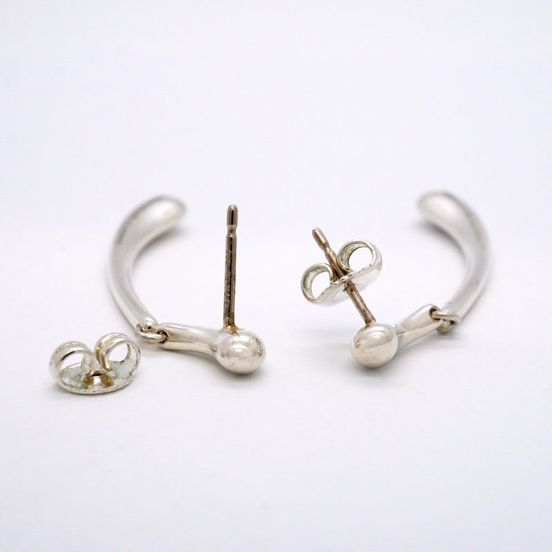 【6jgb0165-k】ティファニー ピアス ハートリンク シルバー925【中古】レディース
