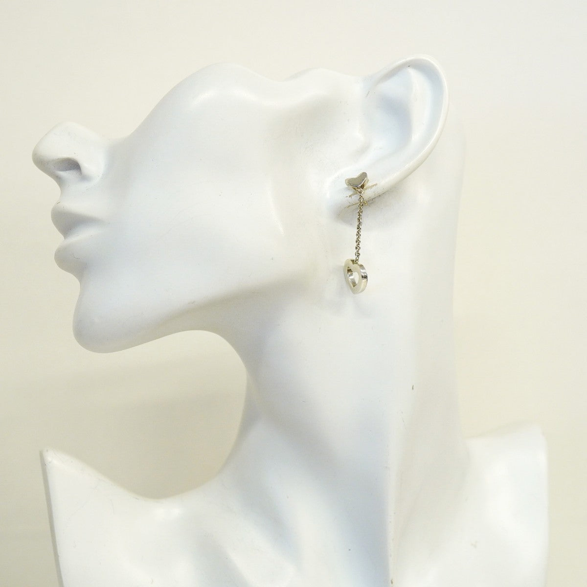 【6jgb0166-k】ティファニー ピアス ティアドロップ ロング シルバー925【中古】レディース