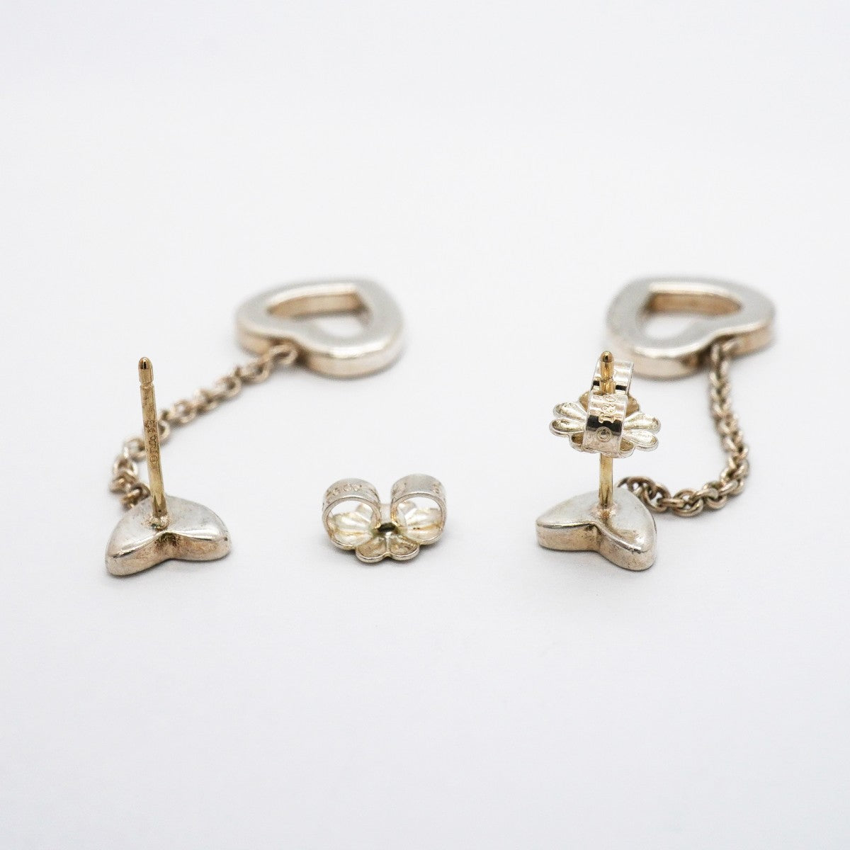 【6jgb0166-k】ティファニー ピアス ティアドロップ ロング シルバー925【中古】レディース
