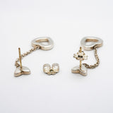 【6jgb0166-k】ティファニー ピアス ティアドロップ ロング シルバー925【中古】レディース