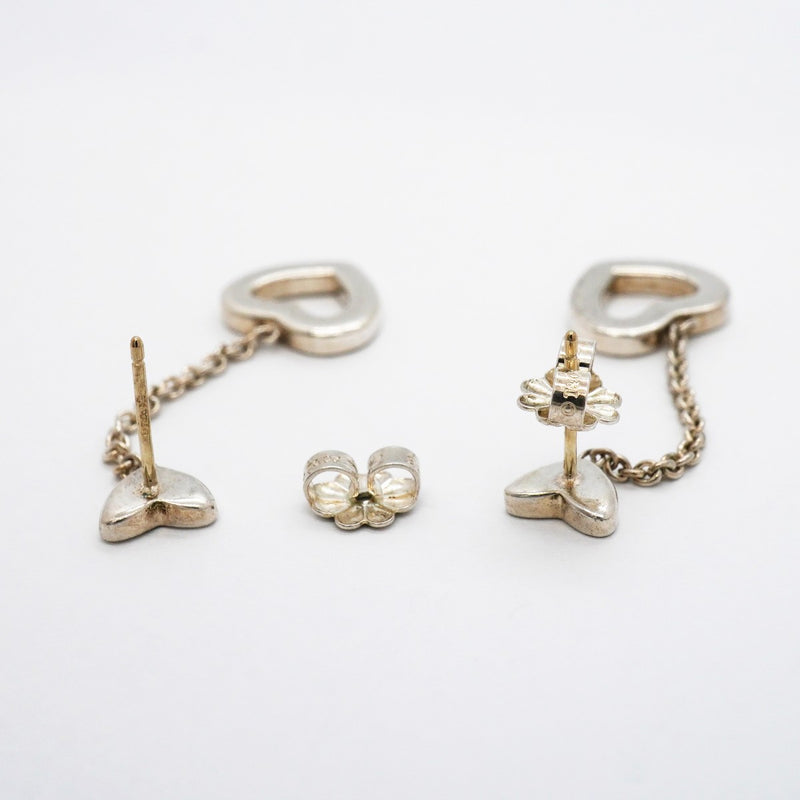 【6jgb0166-k】ティファニー ピアス ティアドロップ ロング シルバー925【中古】レディース