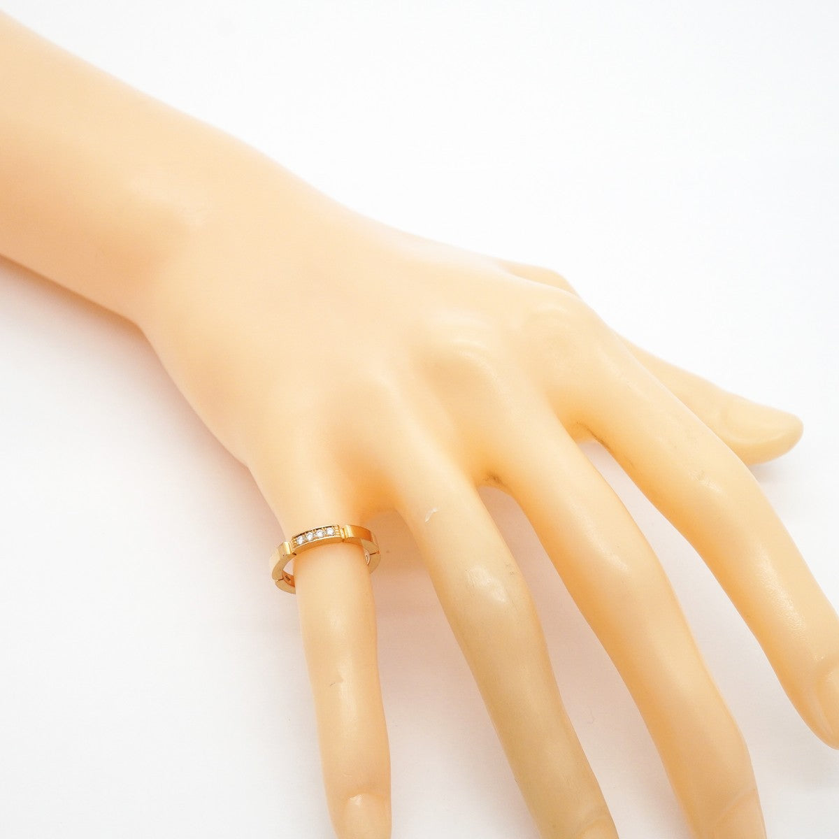 【6jgb0167】カルティエ リング マイヨンパンテール K18PG ピンクゴールド ダイヤモンド ＃47【中古】レディース