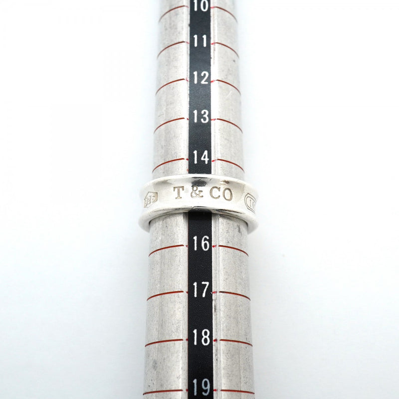 【6jgb0172-k】ティファニー リング ナロー シルバー925 15号【中古】メンズ レディース ユニセックス