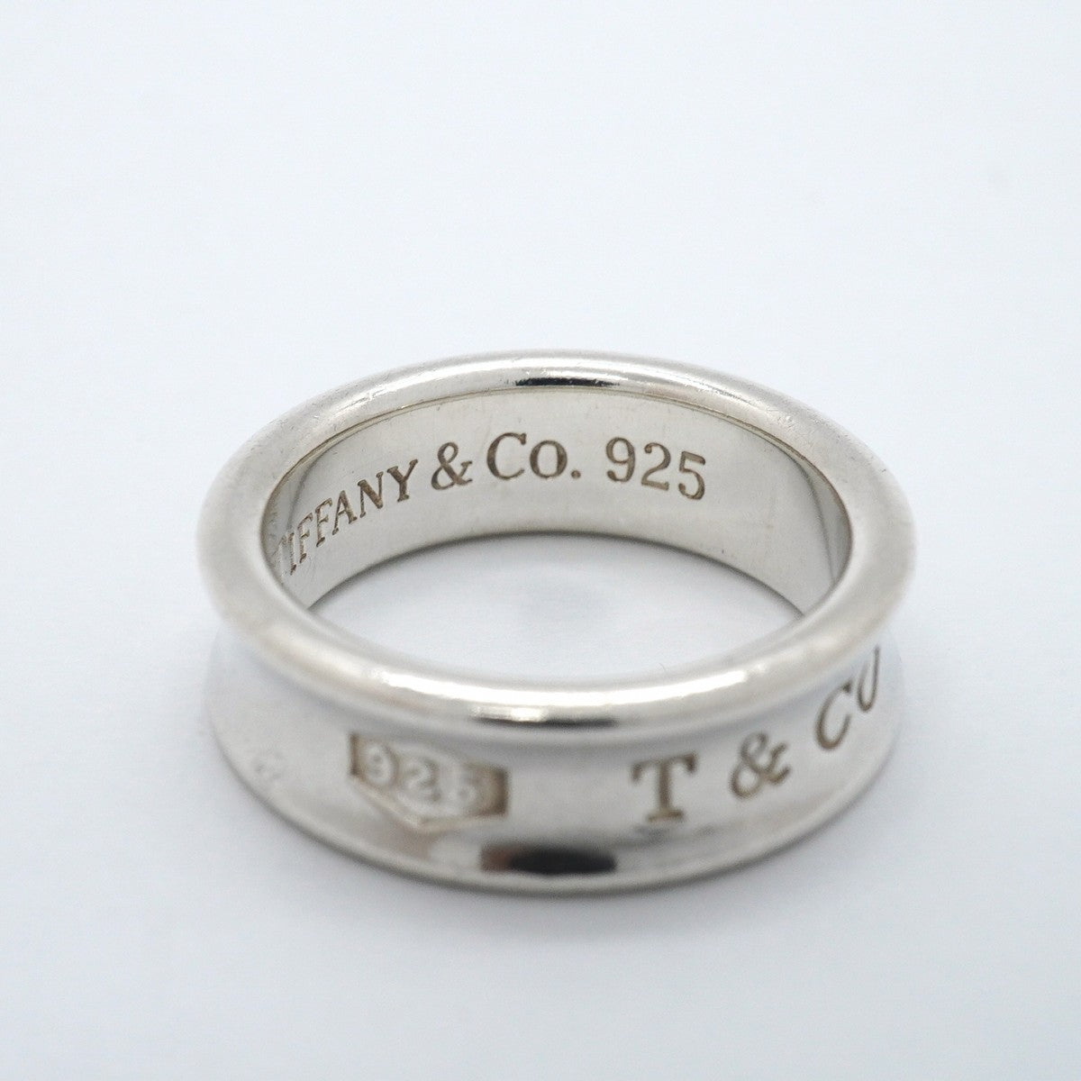 【6jgb0172-k】ティファニー リング ナロー シルバー925 15号【中古】メンズ レディース ユニセックス