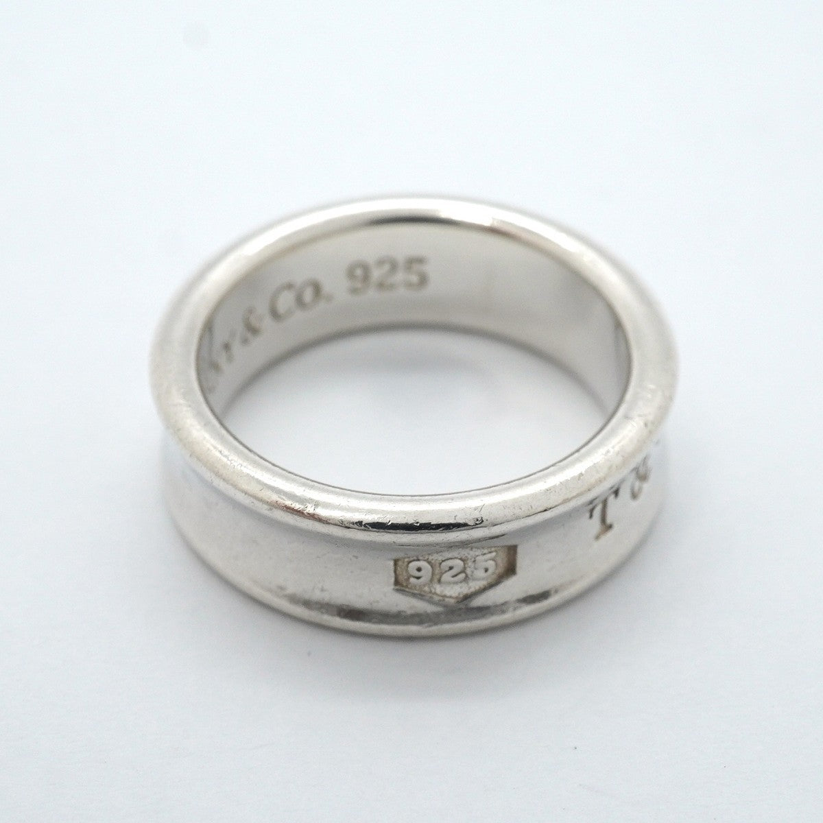 【6jgb0172-k】ティファニー リング ナロー シルバー925 15号【中古】メンズ レディース ユニセックス