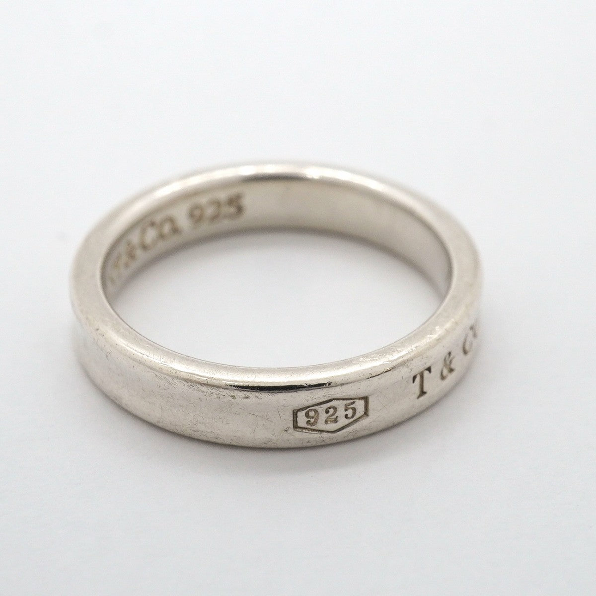 【6jgb0174-k】ティファニー リング ナロー シルバー925 12.5号【中古】レディース