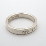 【6jgb0174-k】ティファニー リング ナロー シルバー925 12.5号【中古】レディース