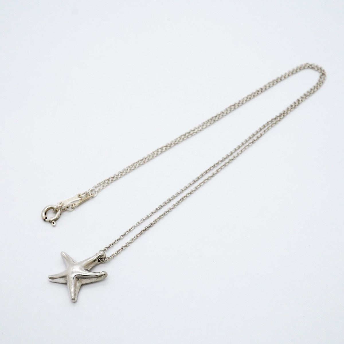 【6jgb0177-k】ティファニー ネックレス スターフィッシュ シルバー925【中古】レディース