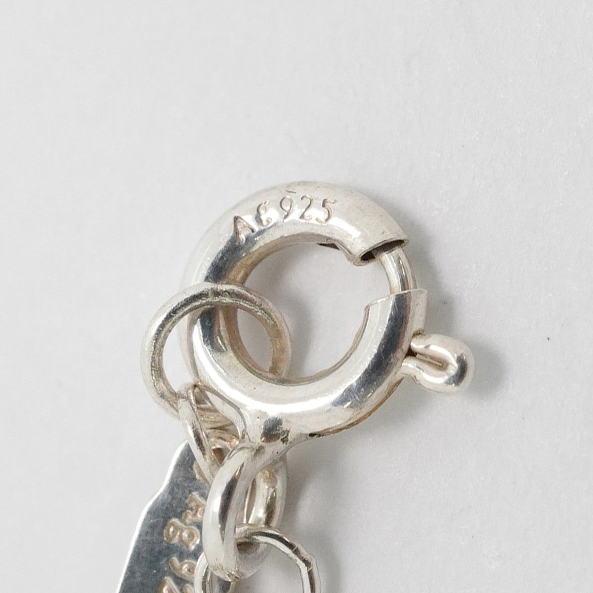 【6jgb0189-k】ティファニー ネックレス ハードウェア/ダブルリンク シルバー925【中古】レディース
