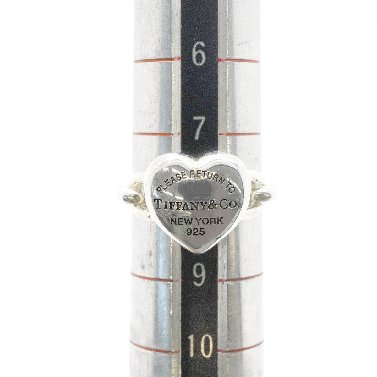 【6jgb0193-k】ティファニー リング リターントゥ/フルハート シルバー925 ＃50【中古】レディース