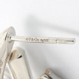 【6jgb0196-k】ティファニー ピアス フォージ/ドロップ シルバー925【中古】レディース
