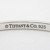 【6jgb0197-k】ティファニー バングル ノーツ/アイラブユー シルバー925【中古】レディース