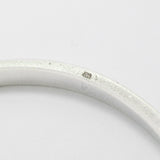 【6jgb0197-k】ティファニー バングル ノーツ/アイラブユー シルバー925【中古】レディース