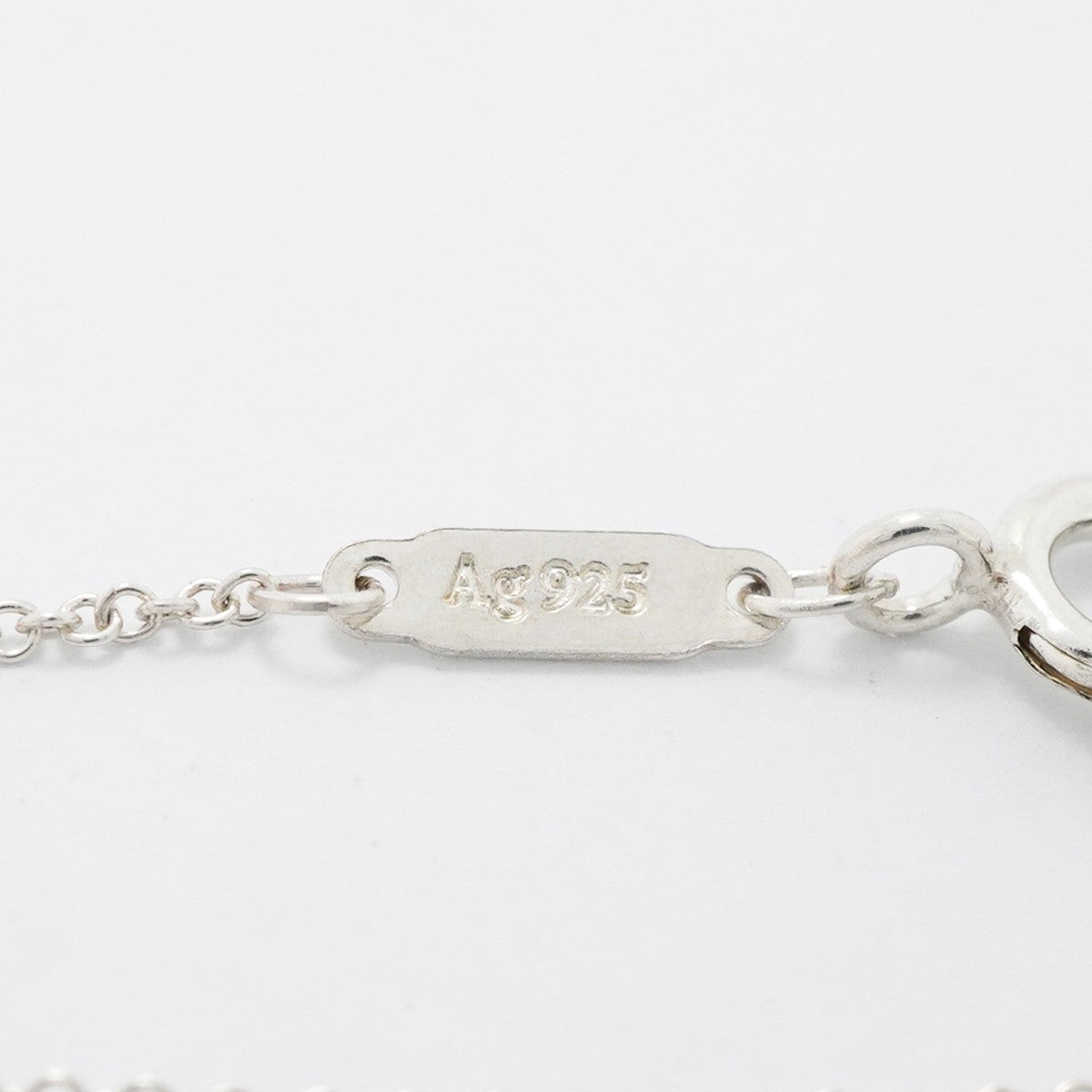 【6jgb0200-k】ティファニー ネックレス ダブルリターントゥハート 1PD シルバー925 ダイヤモンド ピンク【中古】レディース