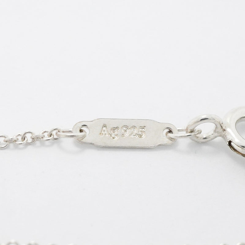 【6jgb0200-k】ティファニー ネックレス ダブルリターントゥハート 1PD シルバー925 ダイヤモンド ピンク【中古】レディース