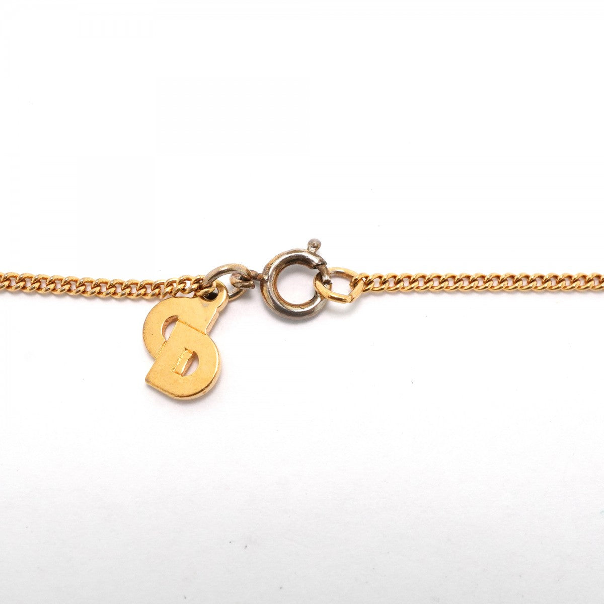 【6jgb0202-k】クリスチャンディオール ネックレス GPメッキ ゴールド【中古】レディース