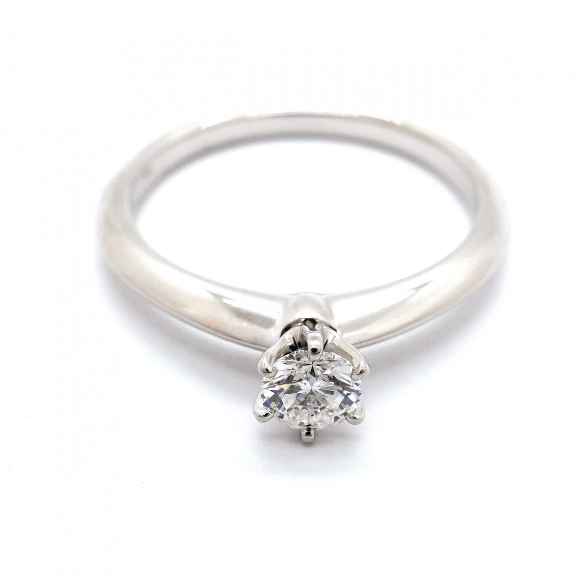 【6jgb0207】ティファニー リング ソリティア 1PD Pt950 プラチナ ダイヤモンド 0.29ct 11号【中古】レディース