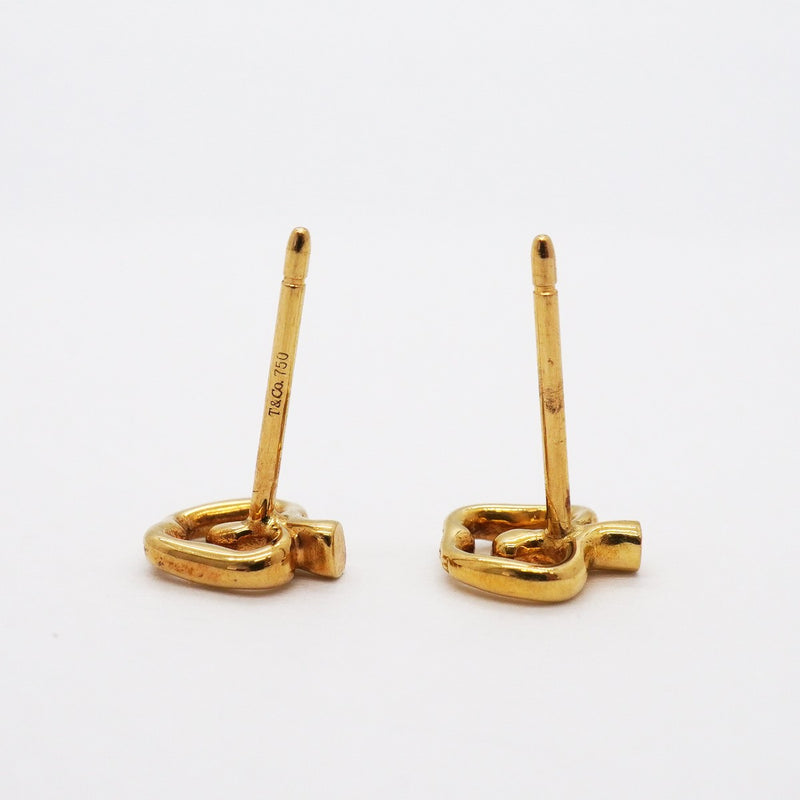 【6jgb0210】ティファニー ピアス アップル K18YG イエローゴールド【中古】レディース