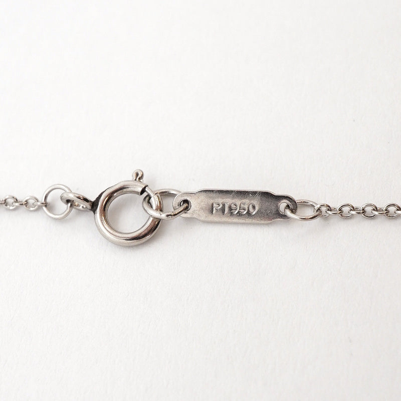 【6jgb0212】ティファニー ネックレス ジャズクロス 11PD Pt950 プラチナ ダイヤモンド【中古】レディース