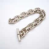 【6jgb0213】エルメス ネックレス シェーヌダンクル MM 36コマ シルバー925【中古】レディース