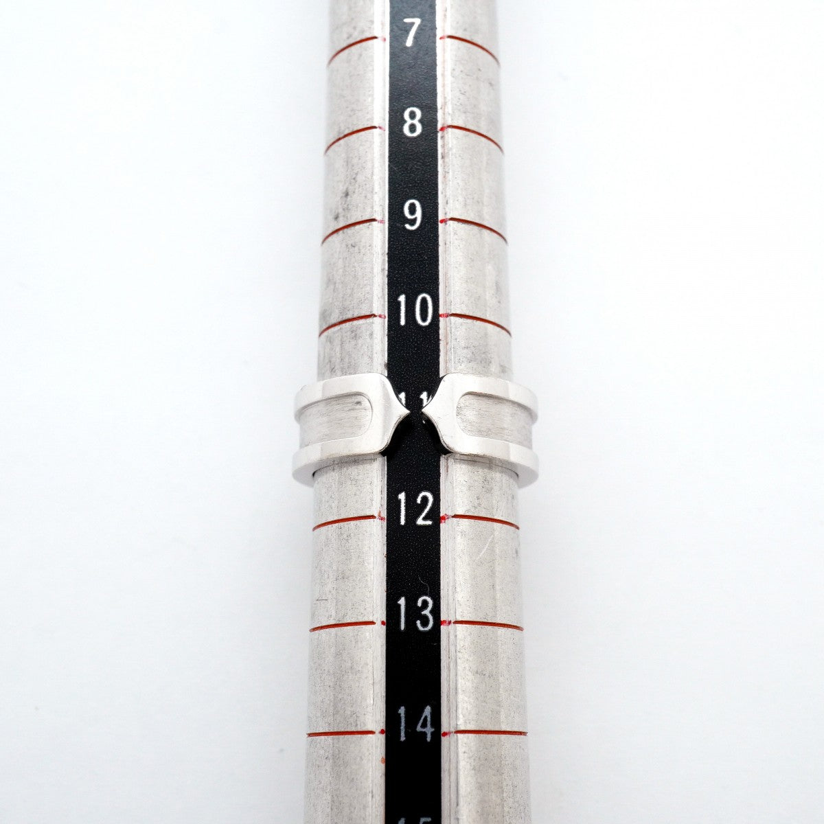 【6jgb0216】カルティエ リング 2C K18WG ホワイトゴールド ＃51【中古】レディース