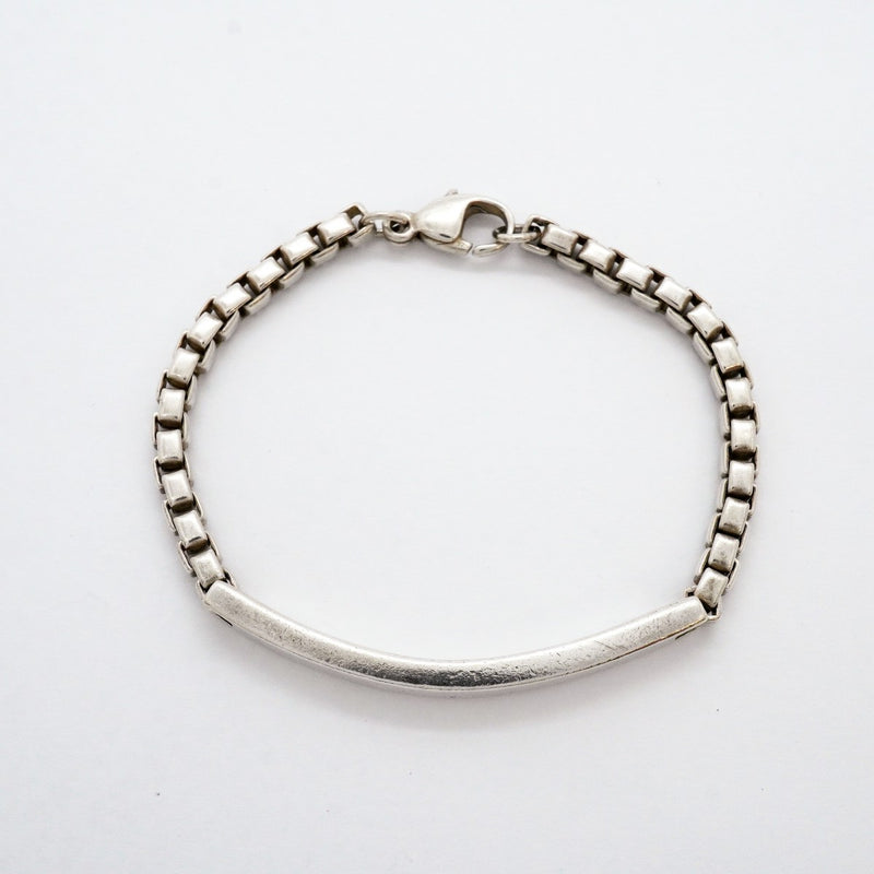 【6jgb0219-k】ティファニー ブレスレット ベネチアンリンク シルバー925【中古】メンズ レディース ユニセックス
