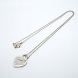 【6jgb0222-k】ティファニー ネックレス リターントゥ/ハートタグ シルバー925【中古】レディース