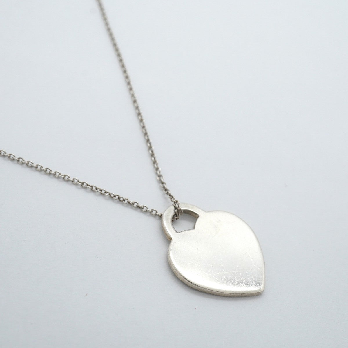 【6jgb0222-k】ティファニー ネックレス リターントゥ/ハートタグ シルバー925【中古】レディース