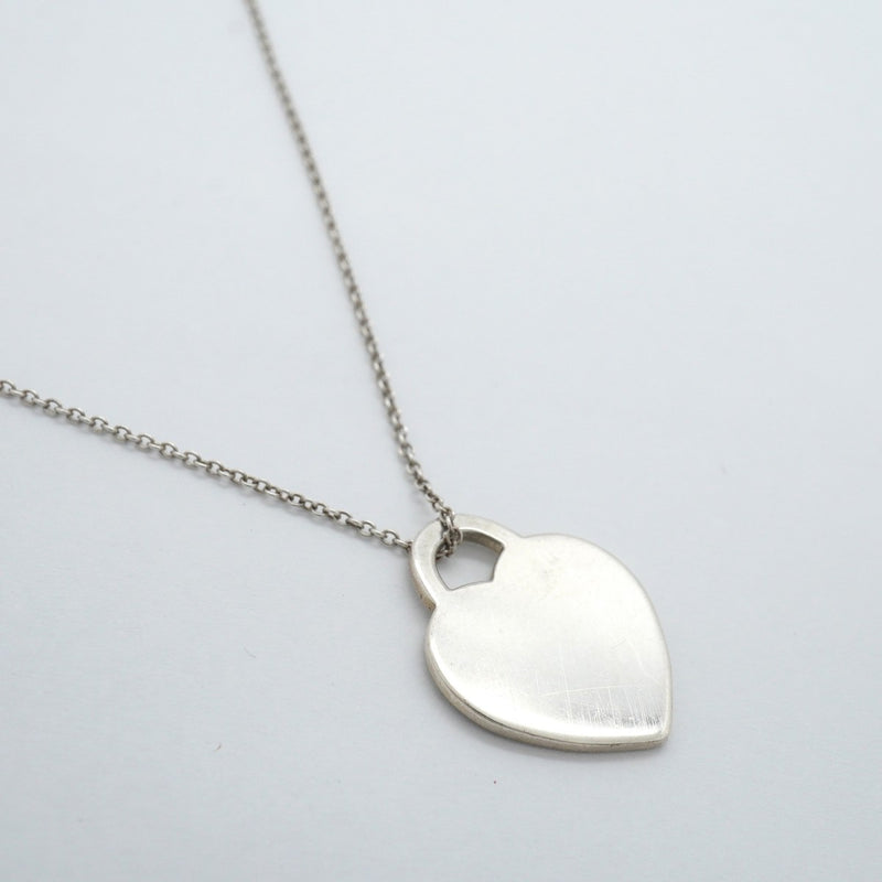 【6jgb0222-k】ティファニー ネックレス リターントゥ/ハートタグ シルバー925【中古】レディース