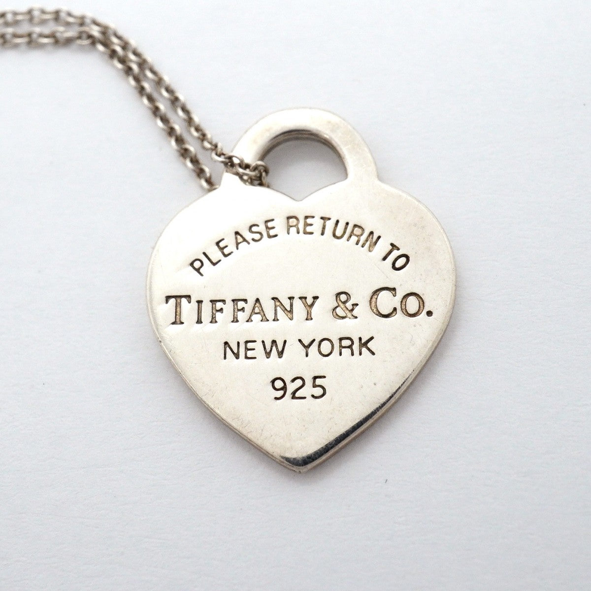【6jgb0222-k】ティファニー ネックレス リターントゥ/ハートタグ シルバー925【中古】レディース
