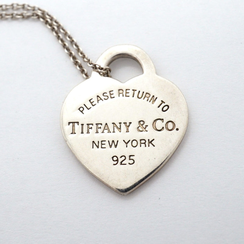 【6jgb0222-k】ティファニー ネックレス リターントゥ/ハートタグ シルバー925【中古】レディース
