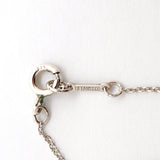 【6jgb0227-k】ティファニー ネックレス ビーン シルバー925【中古】レディース
