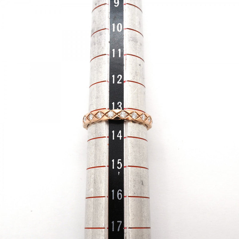 【6jgb0228】シャネル リング ココクラッシュ/ベージュゴールド K18PG ピンクゴールド ダイヤモンド ＃54【中古】レディース