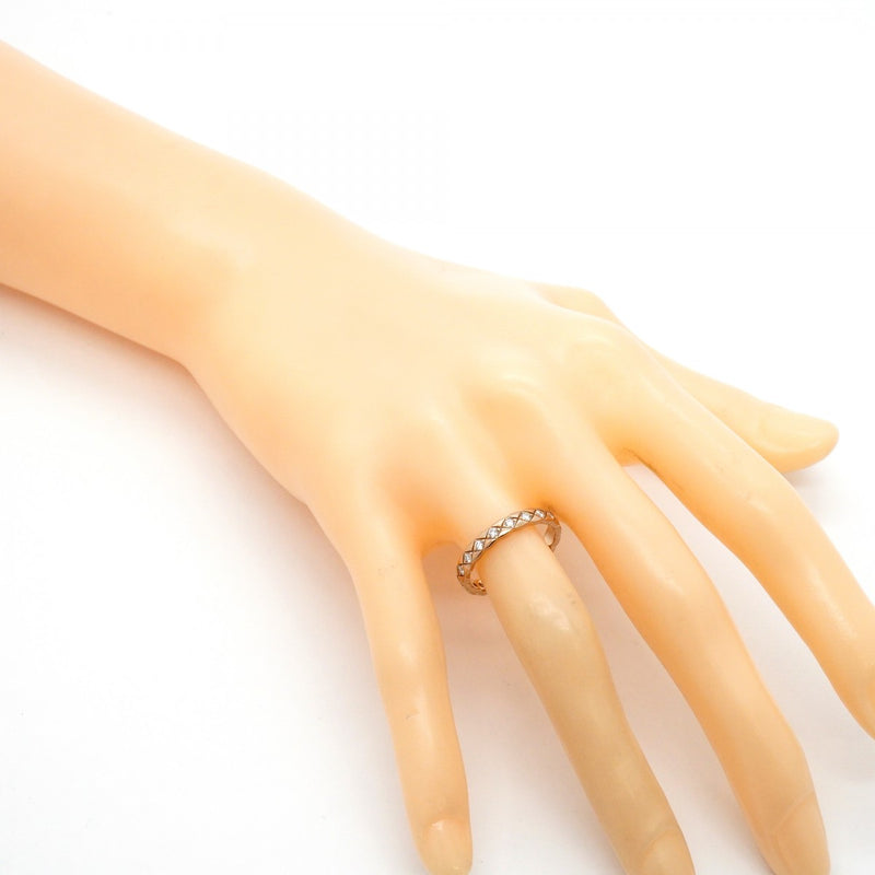 【6jgb0228】シャネル リング ココクラッシュ/ベージュゴールド K18PG ピンクゴールド ダイヤモンド ＃54【中古】レディース
