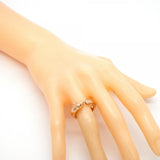 【6jgb0234】カルティエ リング パンテール K18PG ピンクゴールド オニキス ツァボライト ブラック グリーン ＃53【中古】レディース