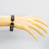 【6jgb0237】エルメス バングル クリックHH メタル ホワイト ブラック【中古】メンズ レディース ユニセックス