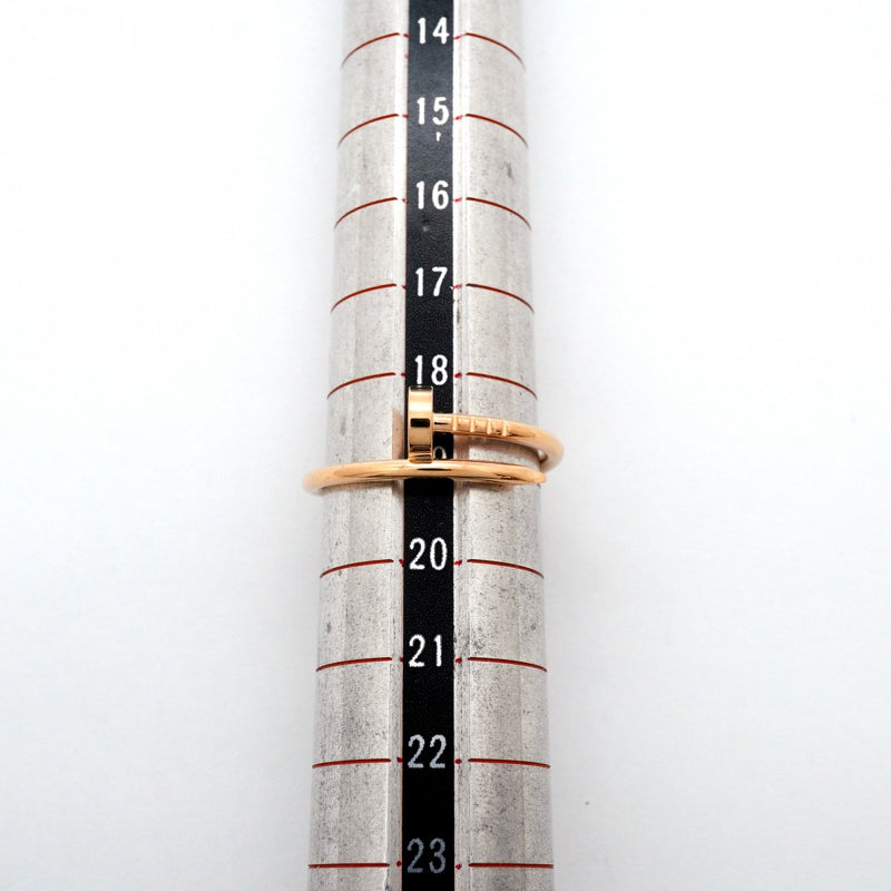 【6jgb0239】カルティエ リング ジュストアンクル SM K18PG ピンクゴールド ＃60【中古】メンズ