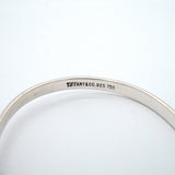 【6jgb0249-k】ティファニー バングル フック&アイ K18YG イエローゴールド シルバー925【中古】メンズ レディース ユニセックス