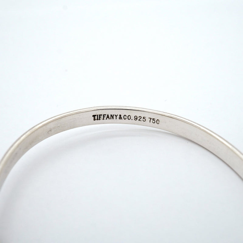 【6jgb0249-k】ティファニー バングル フック&アイ K18YG イエローゴールド シルバー925【中古】メンズ レディース ユニセックス