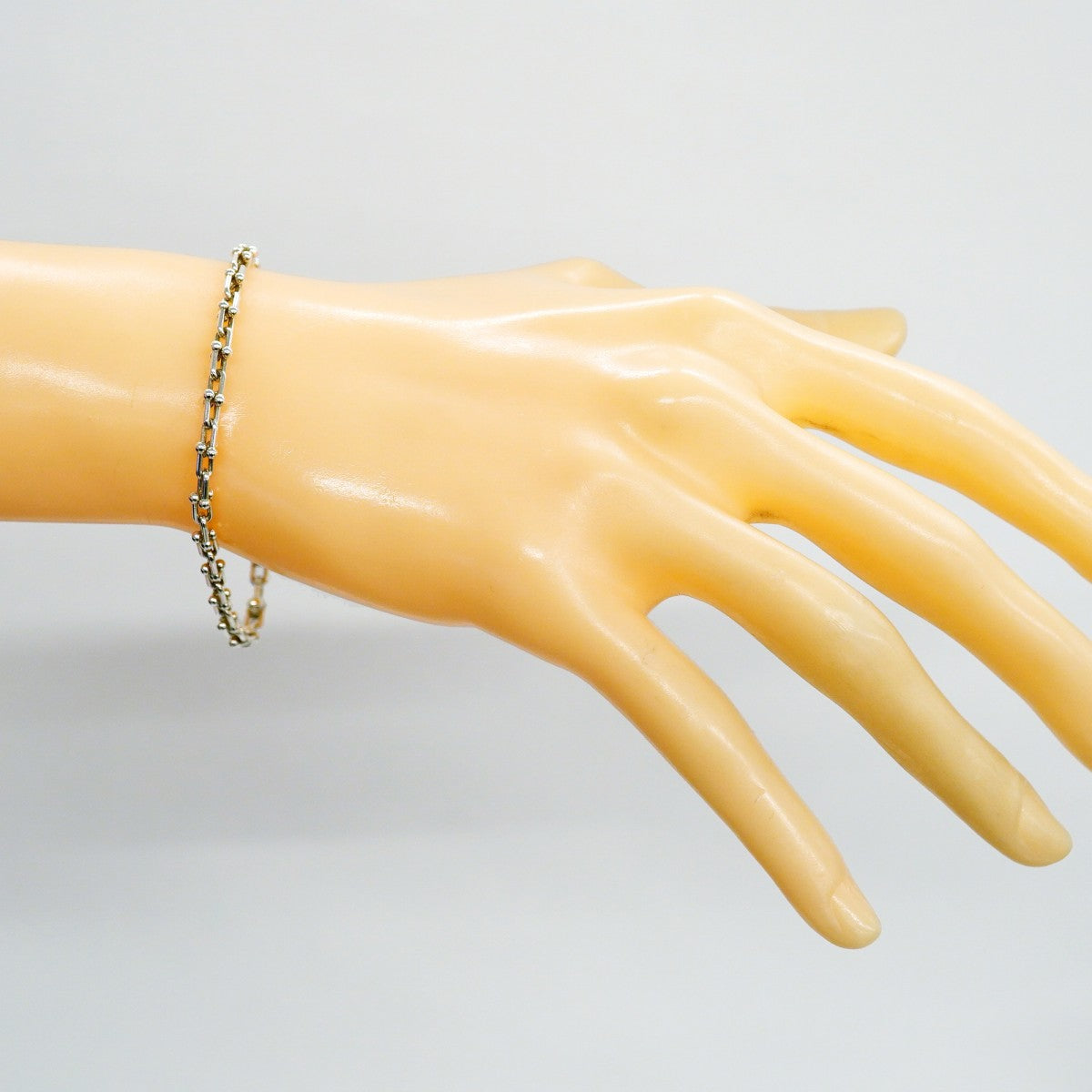 【6jgb0250-k】ティファニー ブレスレット ハードウェア/マイクロリンク シルバー925【中古】レディース
