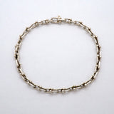 【6jgb0250-k】ティファニー ブレスレット ハードウェア/マイクロリンク シルバー925【中古】レディース