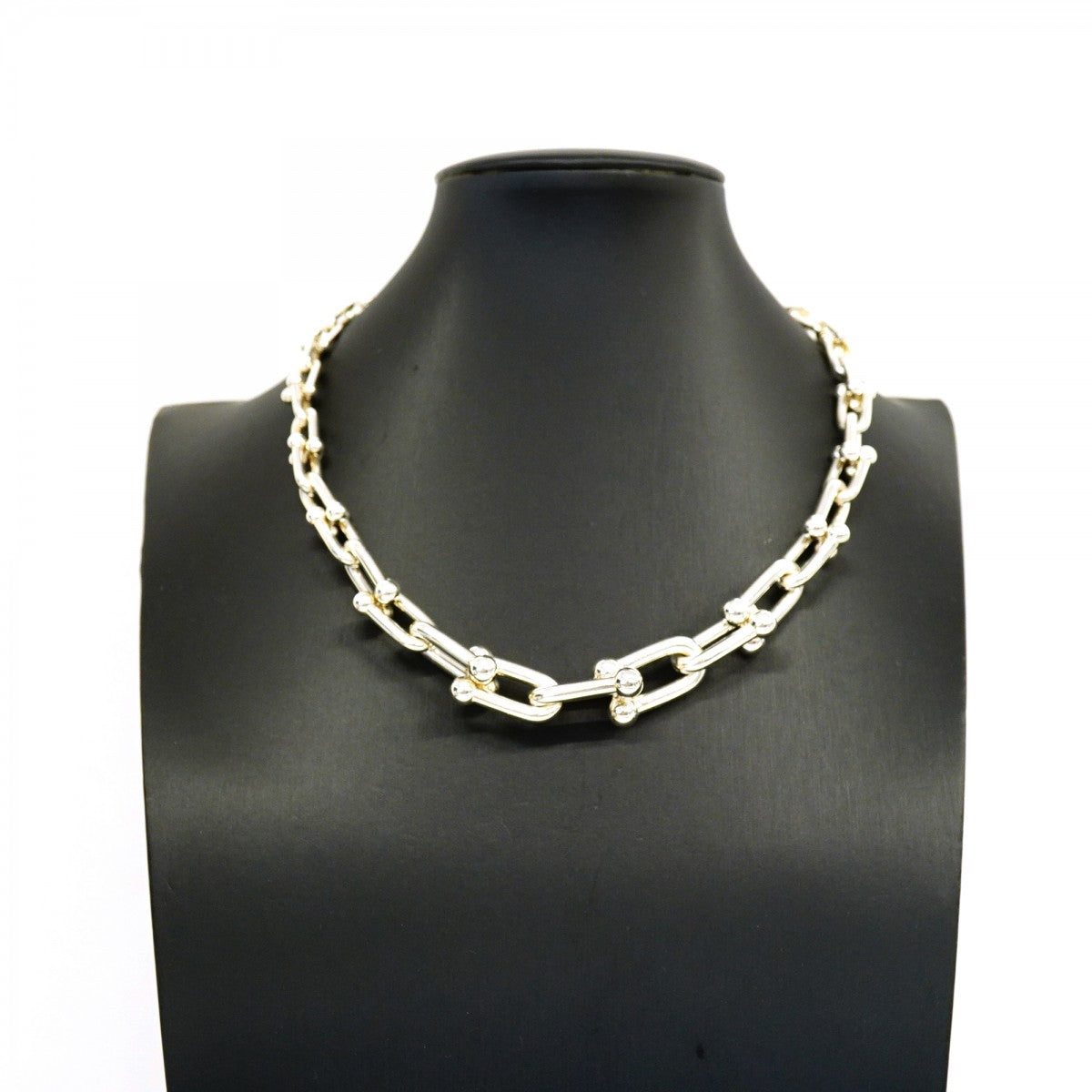 【6jgb0262-k】ティファニー ネックレス ハードウェア/グラジュエイテッド シルバー925【中古】メンズ レディース ユニセックス