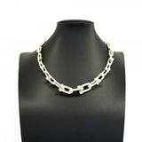 【6jgb0262-k】ティファニー ネックレス ハードウェア/グラジュエイテッド シルバー925【中古】メンズ レディース ユニセックス