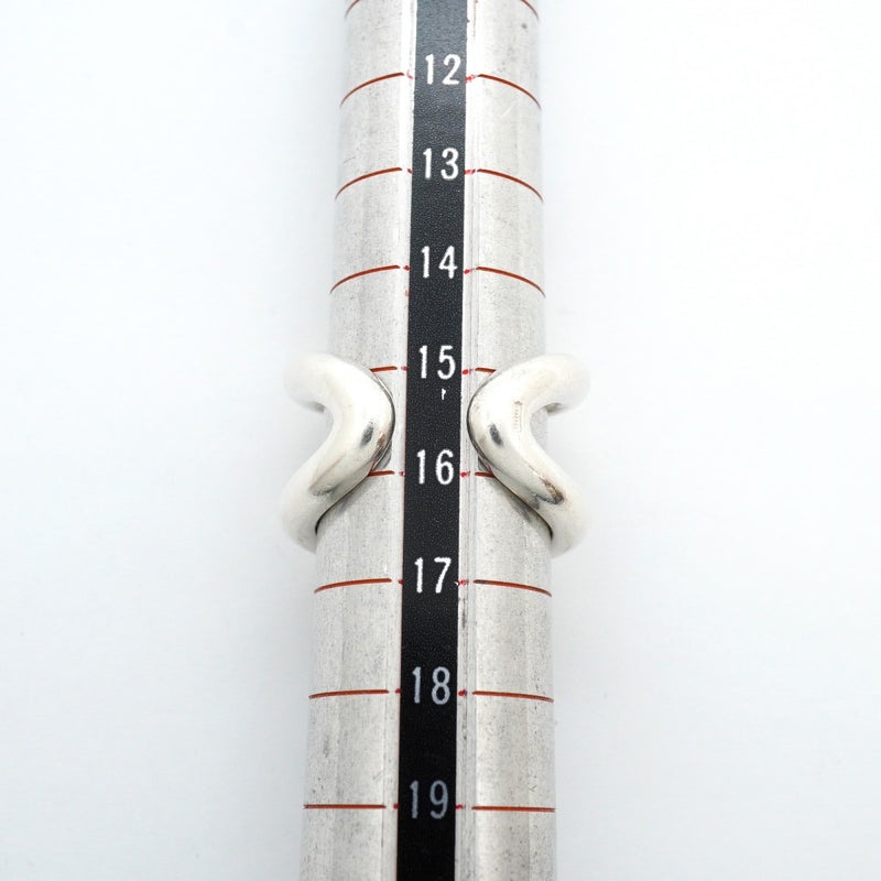 【6jgb0264】エルメス リング オスモズGM シルバー925 ＃56【中古】メンズ レディース ユニセックス