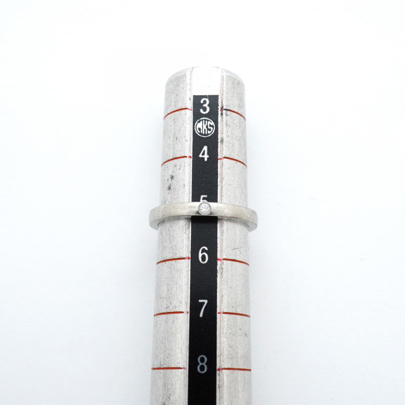 【6jgb0266】カルティエ リング バレリーナ ウェディング 1PD Pt950 プラチナ ダイヤモンド ＃45【中古】レディース