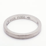 【6jgb0266】カルティエ リング バレリーナ ウェディング 1PD Pt950 プラチナ ダイヤモンド ＃45【中古】レディース