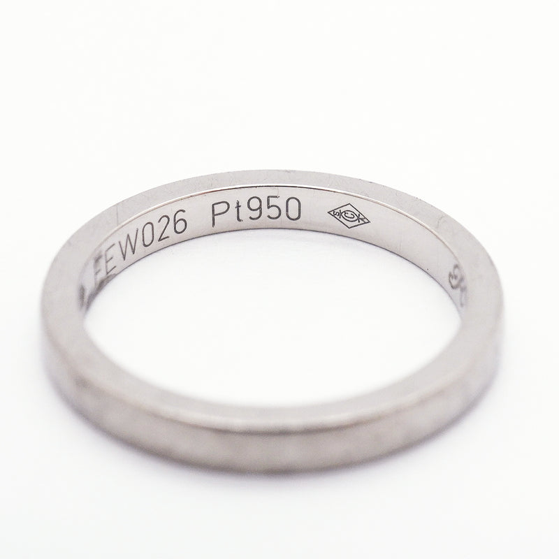 【6jgb0266】カルティエ リング バレリーナ ウェディング 1PD Pt950 プラチナ ダイヤモンド ＃45【中古】レディース