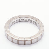 【6jgb0267】カルティエ リング ラニエール K18WG ホワイトゴールド ＃49【中古】レディース
